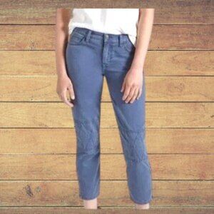 Current/Elliott The Debbie Crop Bijou Blue 27 NWT